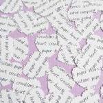 250 Personalised Text Confetti - Choice Of 4..