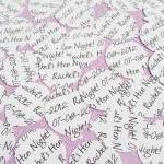 1000 Personalised Text Confetti - Choice Of 4..
