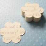 500 Ivory Cream Custom Heart Confetti - Great For..