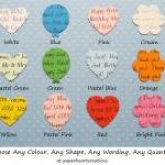 1000 Personalised Confetti - Choice Of 4 Shapes,..