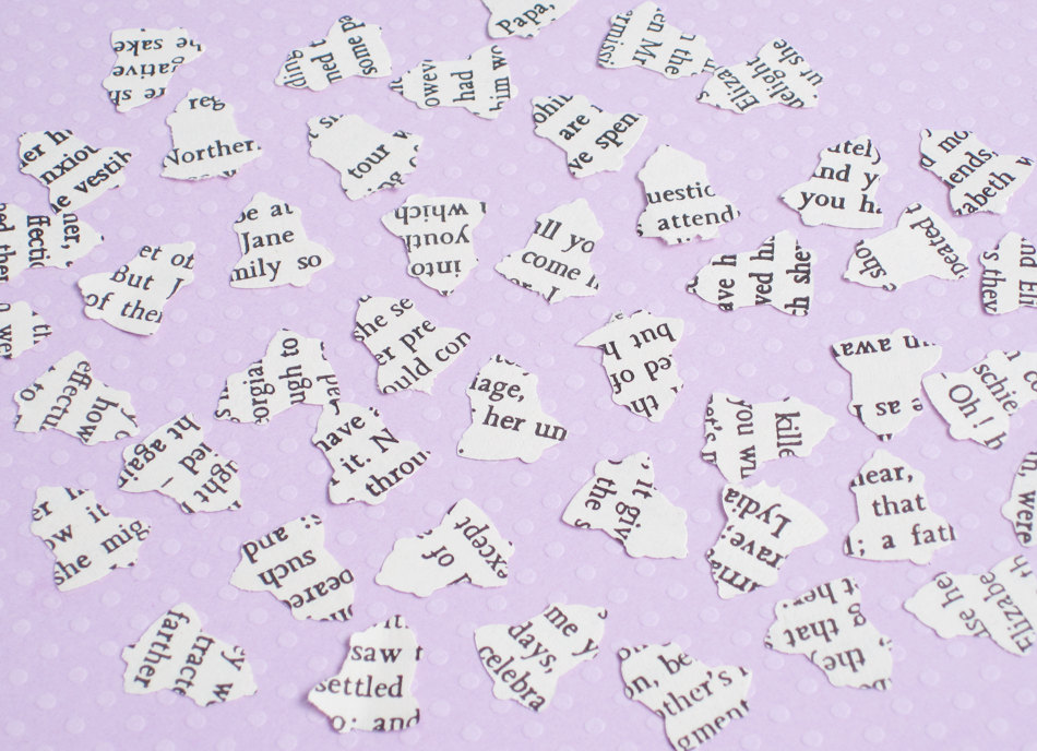 1000 X Romantic Novel Wedding Bell Confetti - Great For Weddings, Invites, Table Decor, Favours